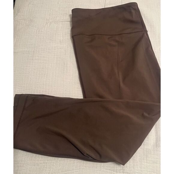 Zella Studio Lite High Waist Capri Crop Leggings Grey Sparrow - Picture 1 of 5